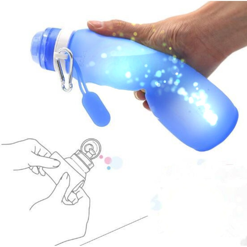 Hot Sale New Creative Silicone Cups Outdoor Sporting Soft Portable Water Bottle Travel Water Bottle – Silicone Folding Bottle and Water Bottles price