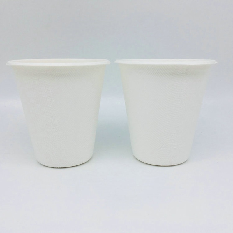 OEM White, Natural Biodegradable Mug Disposable Compostable Bagasse Pulp Cup for Food, Medical, Restaurant, Wedding – Disposable Cups and Biodegradable Cup price