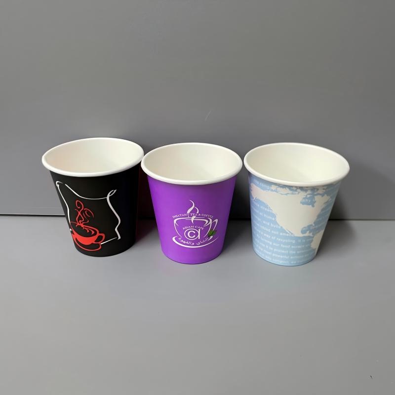 Single Wall Disposable 9oz Paper Cups for Coffee & Tea Custom Stamping Disposable Cups – Disposable Coffee Cups and Eco-Friendly Coffee Paper Cups price