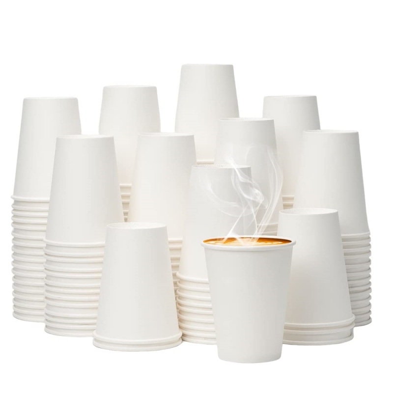 Brighthomey Paper Cup for Full Size Rolled Edge Durability Shield – Thickened and Customized price