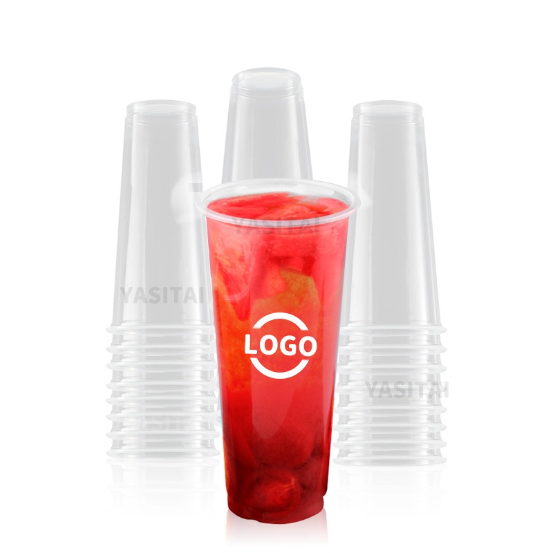 China Factory Hot Sale Plastic Cup PP Injection 700ml Boba Milktea Custom Disposable Plastic Cup – PP Cup and Bubble Tea PP Cup price