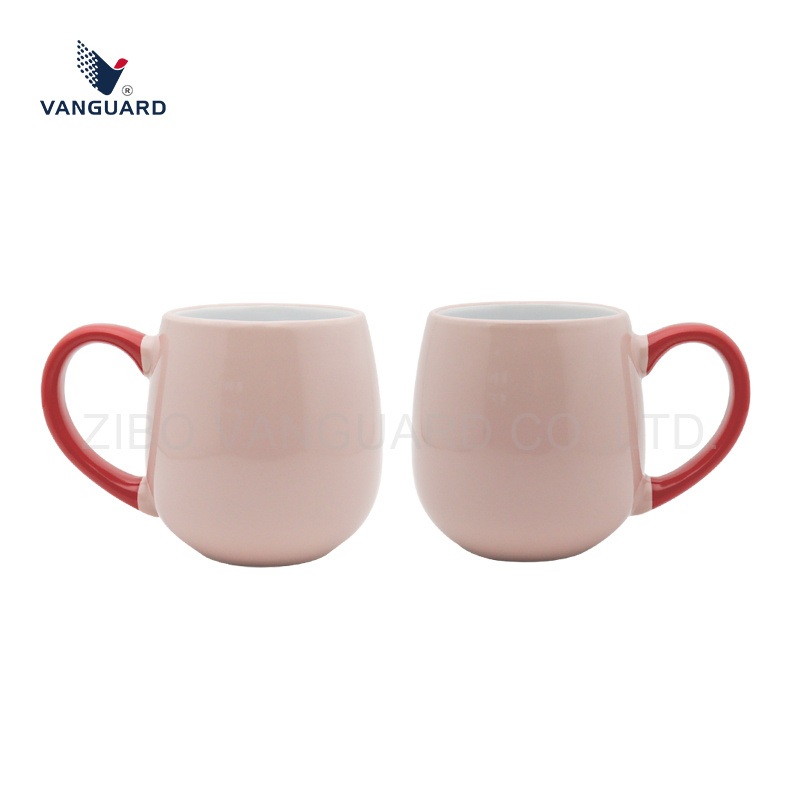 Christmas Gift Cup Custom Belly Cup 365ml Pink Ceramic Fat Cup – Fat Cup and Belly Cup price