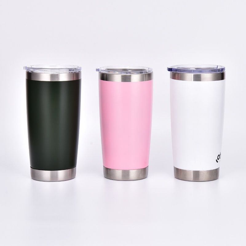 Custom Stainless Steel Vacuum Insulated Cup Travel Coffee Mug 600ml 20oz Tumbler with Lid – Travel Coffee Mug and Vacuum Insulated Cup price