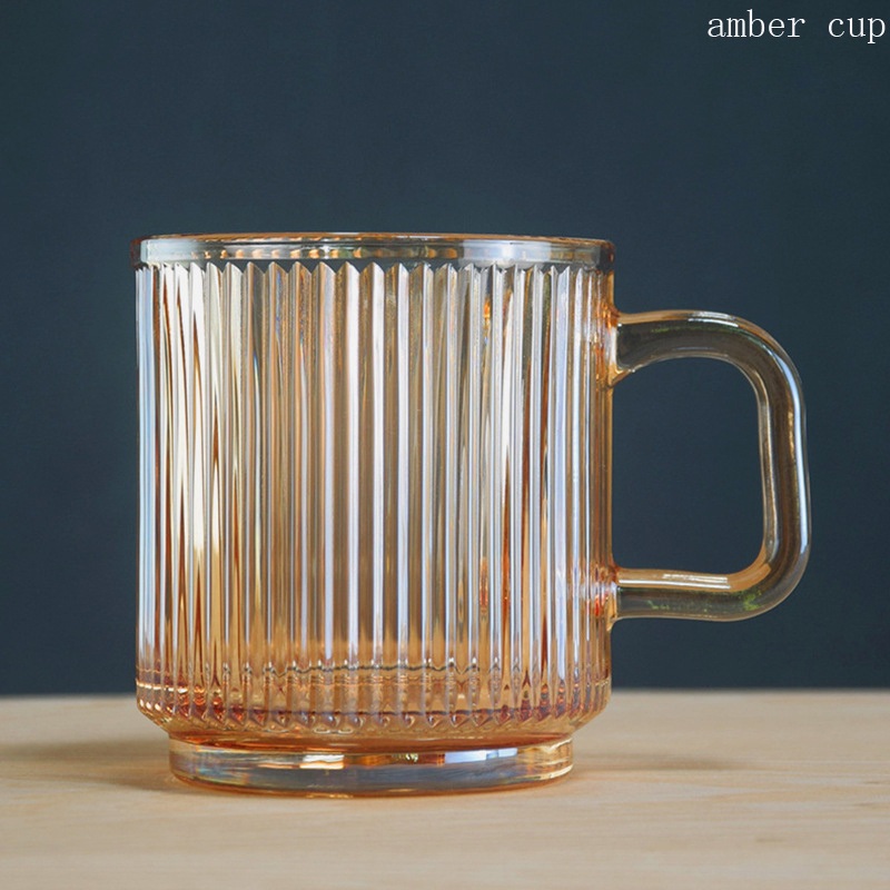Four Colorful High-End Restaurant Glass Cup with Handle for Coffee – Glass Cup and Mug price