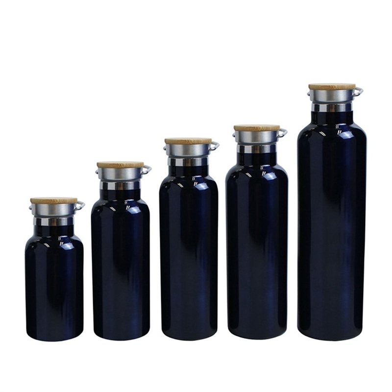 Gym Bamboo Cap Double Wall Stainless Steel Vacuum Insulated Water Bottle – Vacuum Insulated Bottle and Insulated Sport Bottle price