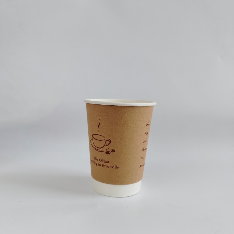 Hot Sale Biodegradable Custom Printed Disposable Double Wall PE Coated Paper Cup – Paper Cup and Double Wall Paper Cup price