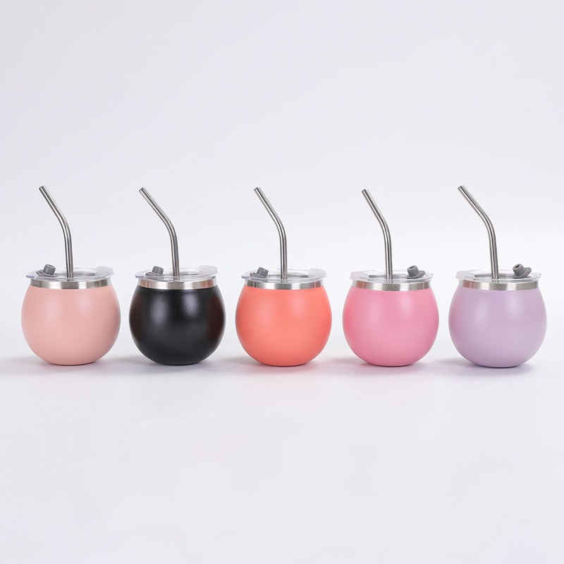 Modern Design 316 Stainless Steel Egg Maida Cup Double-Layer Vacuum Insulated Mini Cup with Straw for Business Gifts on Fba – New Arrival Tumbler and 14oz Double-Walled Tumbler price