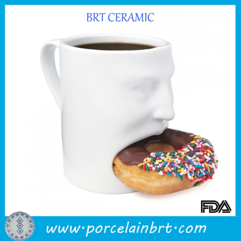 Personalized Face Ceramic Mug with Cookie Holder – Personalized Mug and Ceramic Mug price