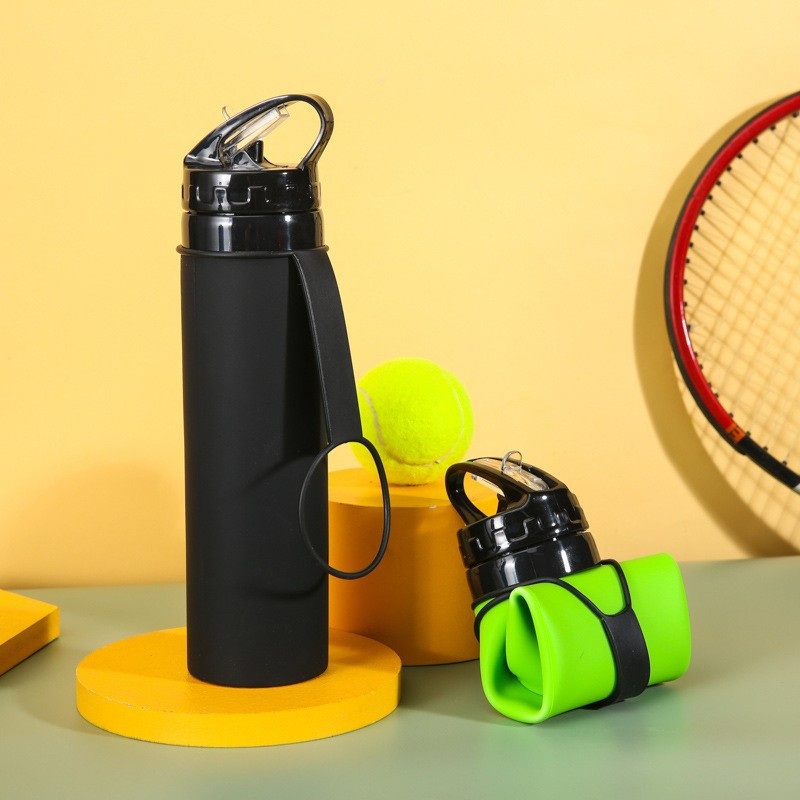 School Portable BPA Free Silicone Sports Water Bottle Insulated Drink Bottle Water Jug Kids Water Bottle with Handle – Sport Water Bottle and Drinking Bottle price
