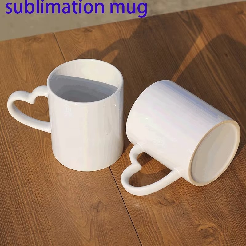 White Blank Sublimation Heart Handle Ceramic Mug, Coffee Mug, Custom Logo 1, Ceramic 3D Mug – Mug and Ceramic Mug price