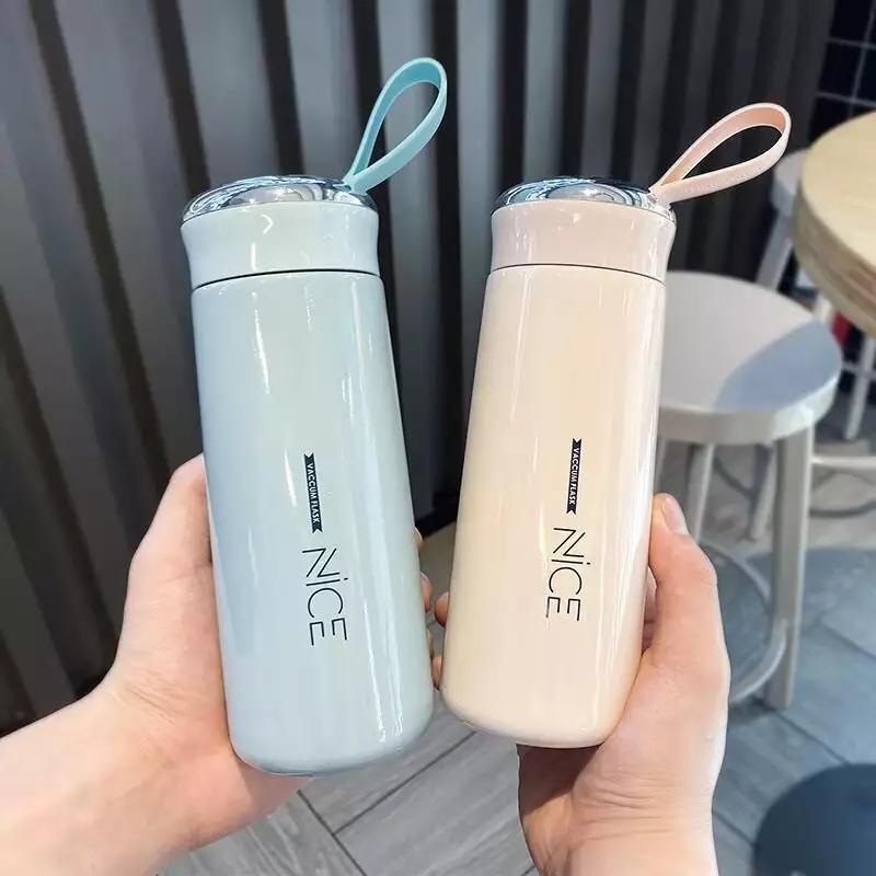 Wholesale Custom Logo Insulated Cup Double Layer Glass Water Cup Creative Company Gift Printing Stainless Steel Bottle – Water Bottle Glass Logo and Bottle Glass Container Water price
