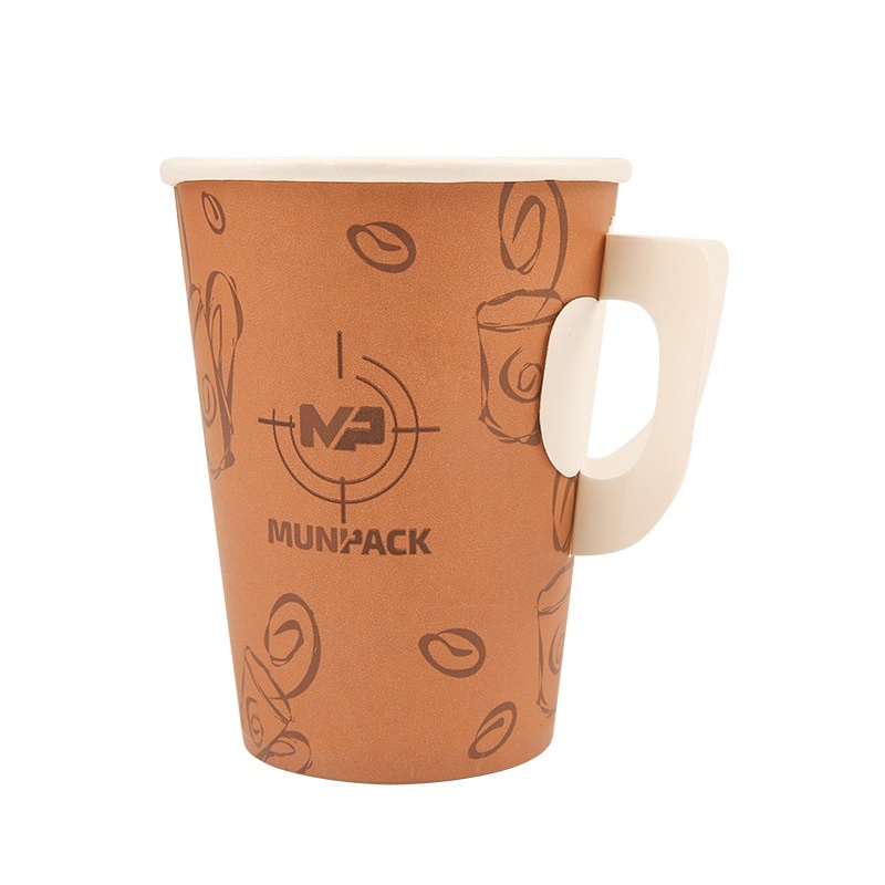 Wholesale Handle Cup Hot Drink Coffee Cup Disposable Paper Cup Insulated Hot Drink Paper Cup – Hot Coffee Paper Cup and Hot Beverage Cup price