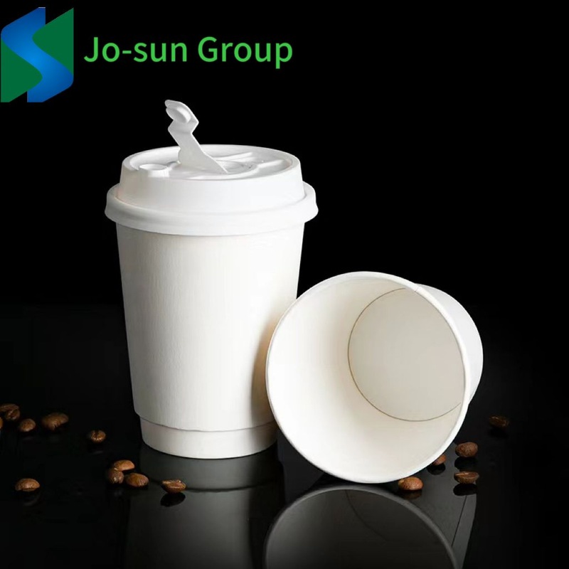 Wholesale Hot Drink Coffee Cups Custom Printed Single Double Wall Disposable Paper Cup with Lids – Double Wall Coffee Cup and Double Wall Paper Cup price
