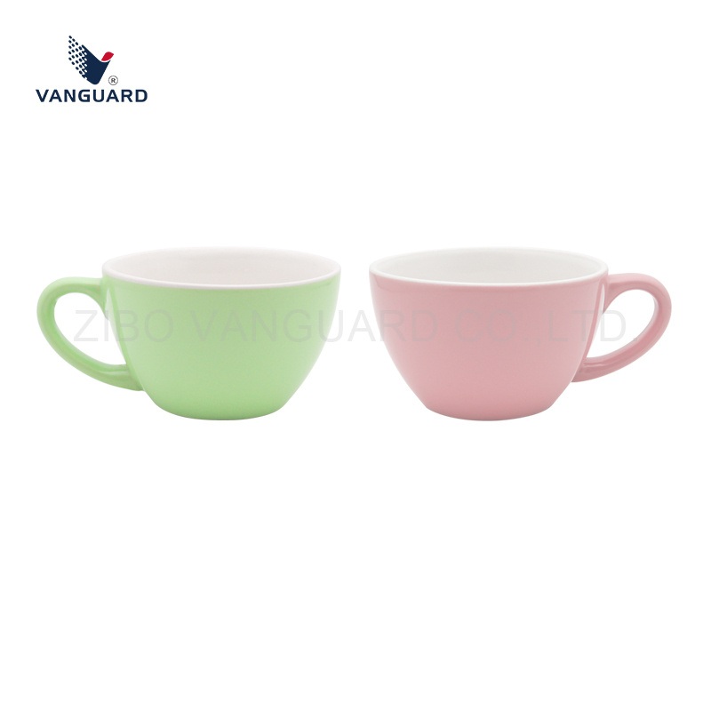 Wholesale Microwave Cups Custom Color Soup Cups 345ml Ceramic Coffee Cups – Ceramic Coffee Cups and Soup Cups price