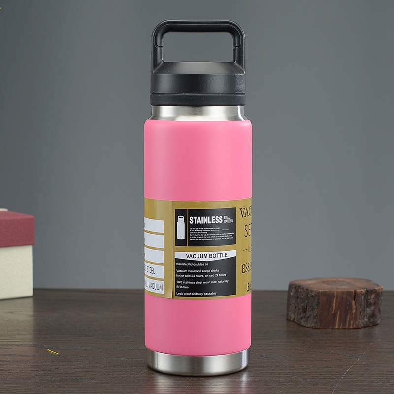 800ml Double Wall Stainless Steel Cup Water Bottle Vacuum Flask Thermos Kettle with Portable Double Lid – Water Bottle and Thermos Bottle price