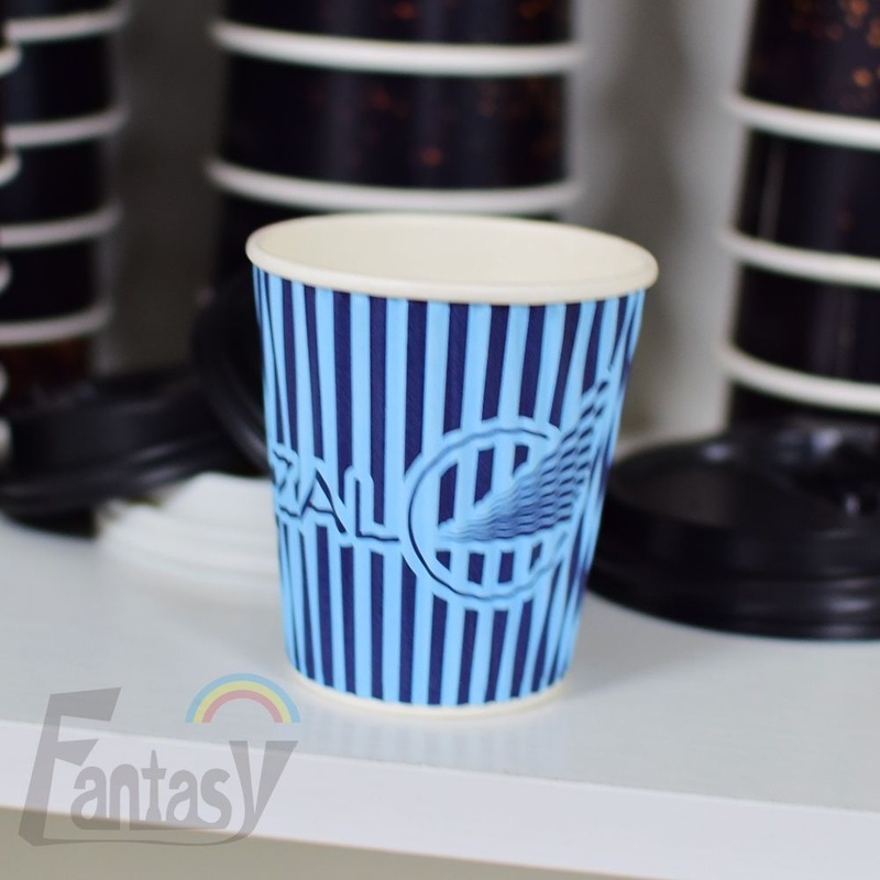 Biodegradable Disposable Mug Customized Size Jelly Ripple Wall Paper Coffee Cup – Biodegradable Cup and Disposable Cup price