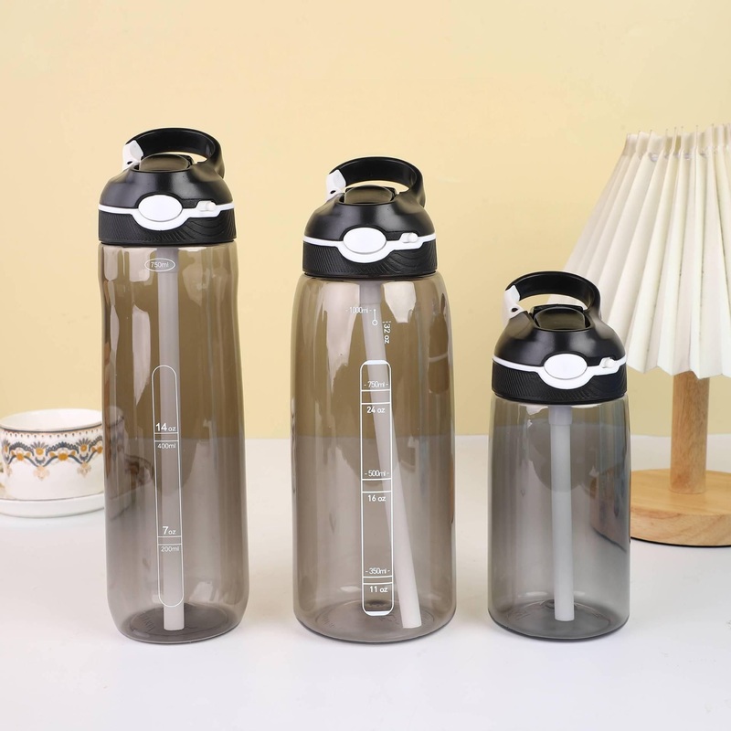 BPA Free 750ml Motivational Plastic Water Bottle Sports Cup with with Flip Nozzle and Leakproof – Plastic Cup and Sports Cup price