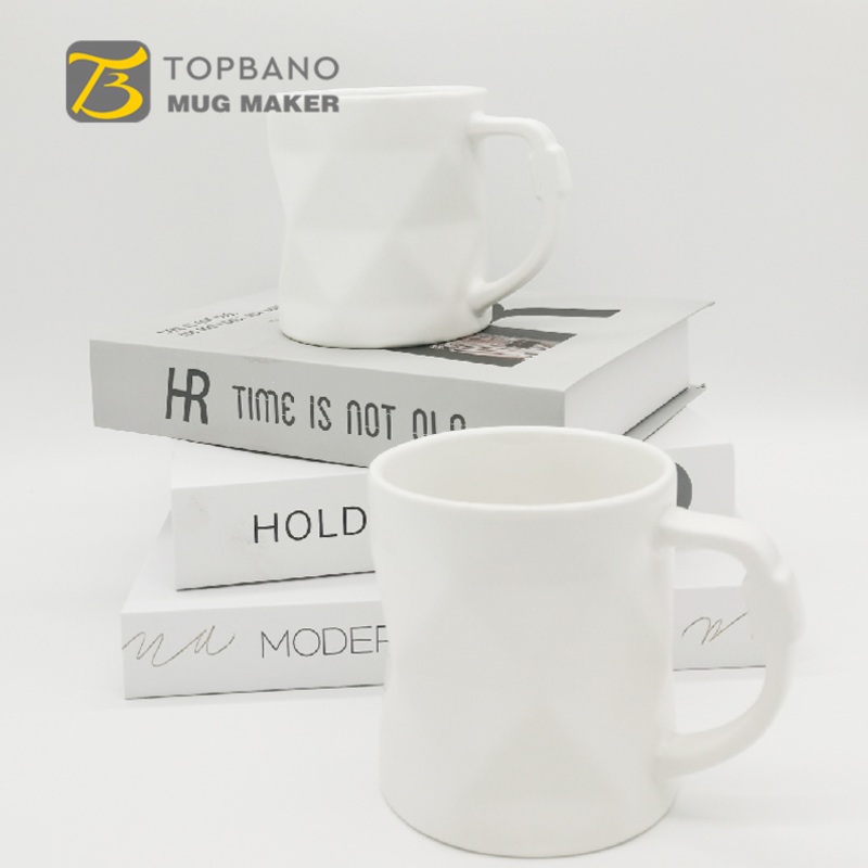 Contemporary Ceramic Coffee Mug Creative 14oz Irregular Porcelain Cup – Ceramic Mug and Custom Mug price