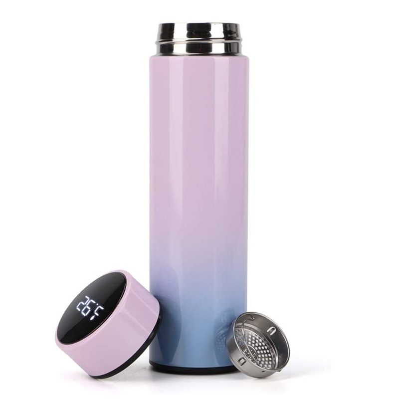 Custom Logo Double Wall Digital Insulated Thermos Stainless Steel Hot Smart Water Bottle with Digital Temperature – Water Bottle and Double Wall Vacuum Water Bottle price
