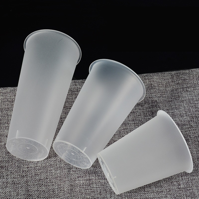 Custom Logo Printing Takeaway Cup Clear Cold Drink PP Disposable Plastic Cups – PP Cup and Plastic Cup price