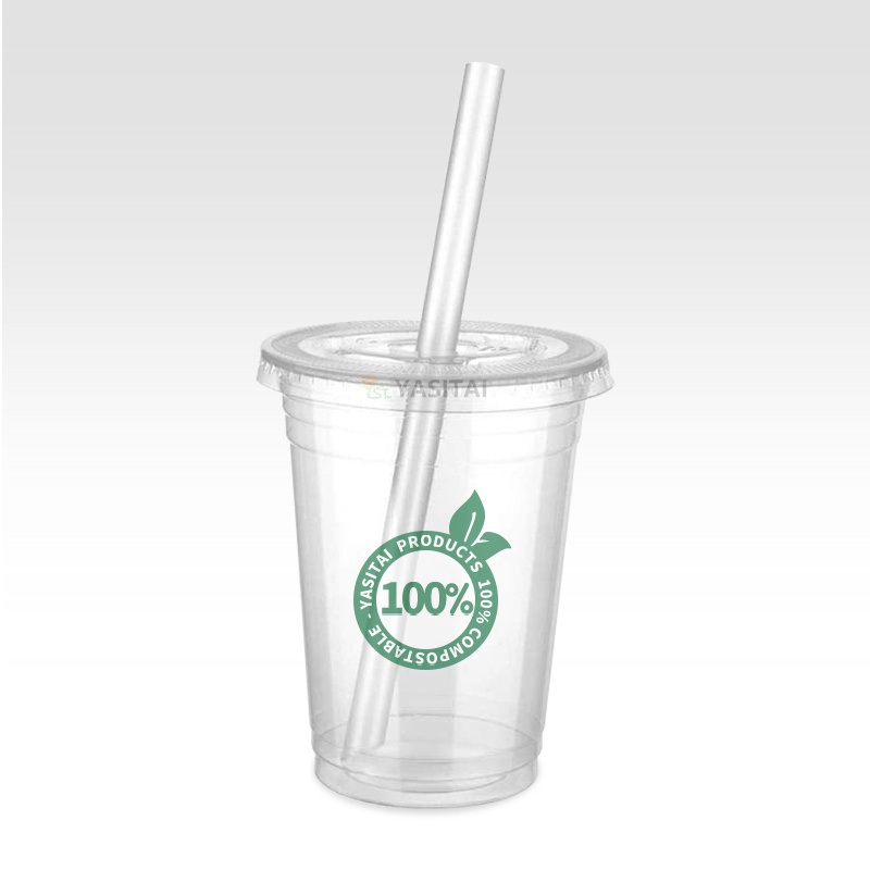 Custom Printed Compostable Clear Disposable Plastic Biodegradable PLA Cup – Biodegradable PLA Cup and Plastic PLA Cup price