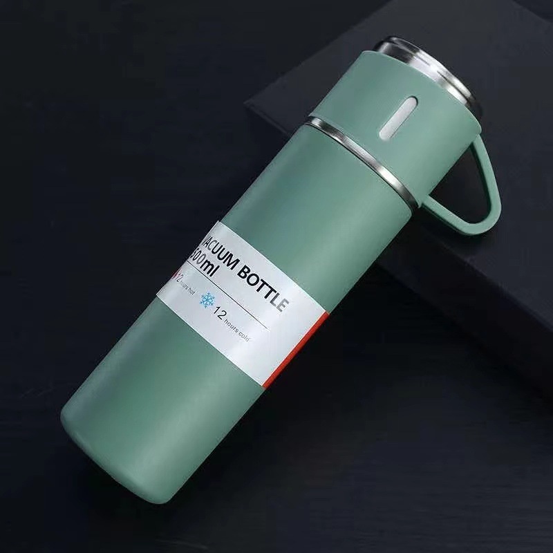 New Stainless Steel Vacuum Bottle Portable Gift Box Set Creative Office Double-Layer Water Cup on-Board Handy Cup Logo – Kitchenware and Thermos Cup price