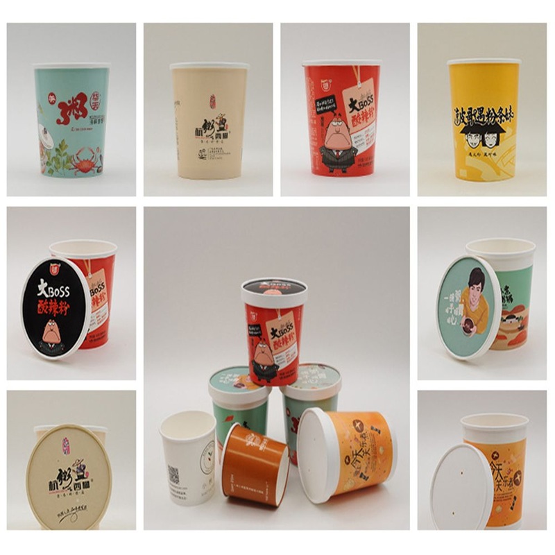 Offset Printing with Lids Eco Friendly 8oz 16oz 32oz Soup Paper Cup – 16oz Soup Cup and Eco Friendly Cup price