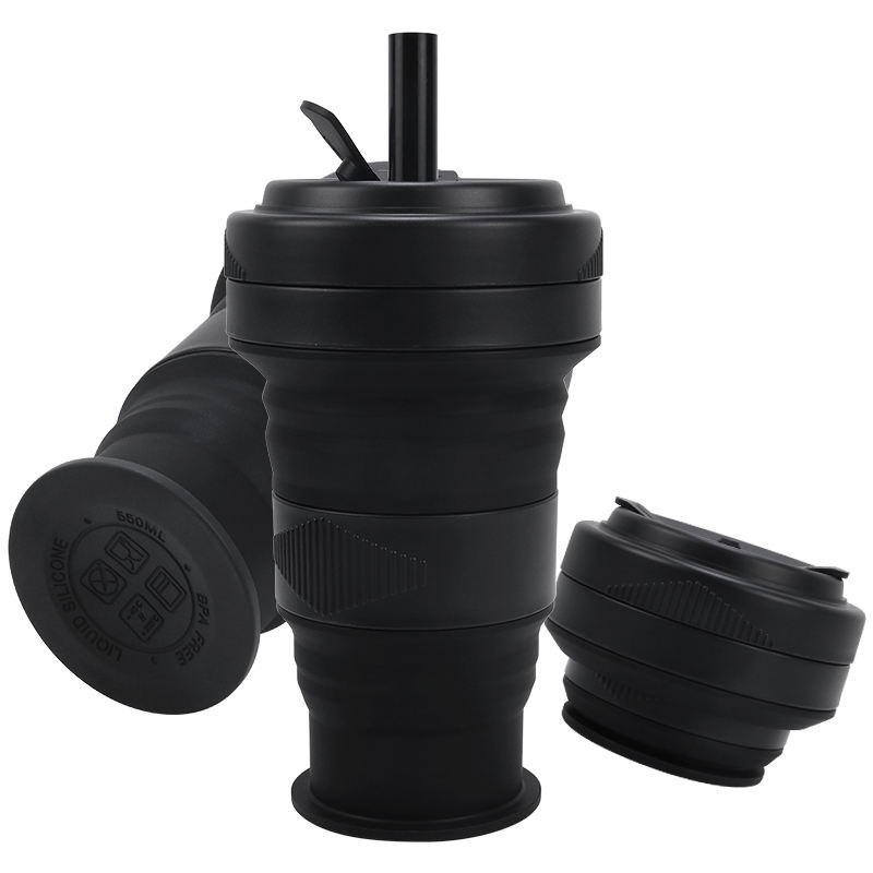 Promotion Outdoor Silicone Collapsible Retractable Folding Silicone Cup with Lid – Silicone Cup and Folding Cup price
