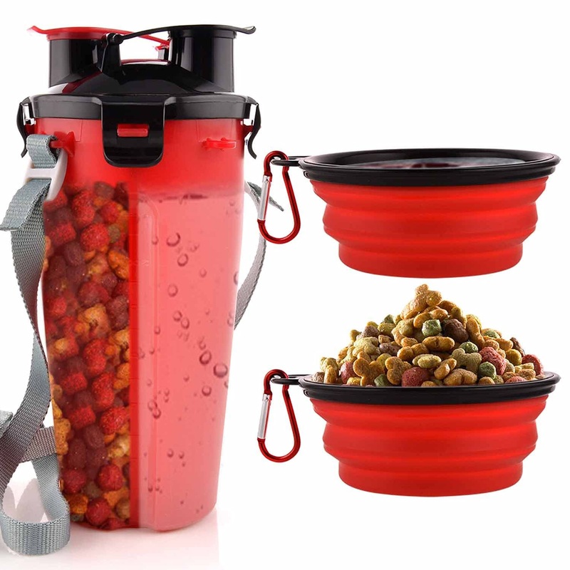 Two in One Portable Pet Water Bottle Dog Pet Outdoor Travel Dog Water Bottle – Bottle and Water Bottles price