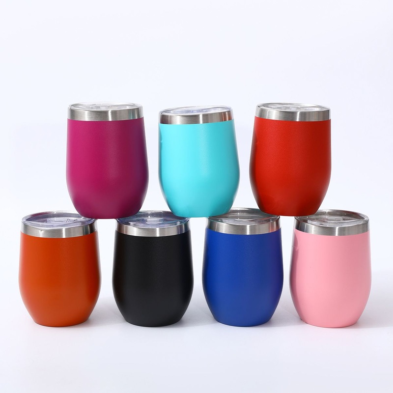 Wholesale 12oz Custom Logo Stainless Steel 304 Egg Mugs Travel Insulated Beer Tea Coffee Thermo Cup with Lid – Wholesale Egg Mugs and Custom Cup price