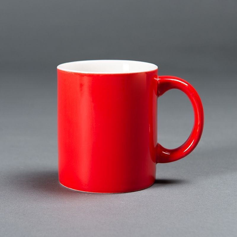 Wholesale Popular High Grade Porcelain Mug 11oz Ceramic White Red Black Blank Coffee Ceramic Mug Sublimation – Sublimation Mug and Sublimation Glass Mug price