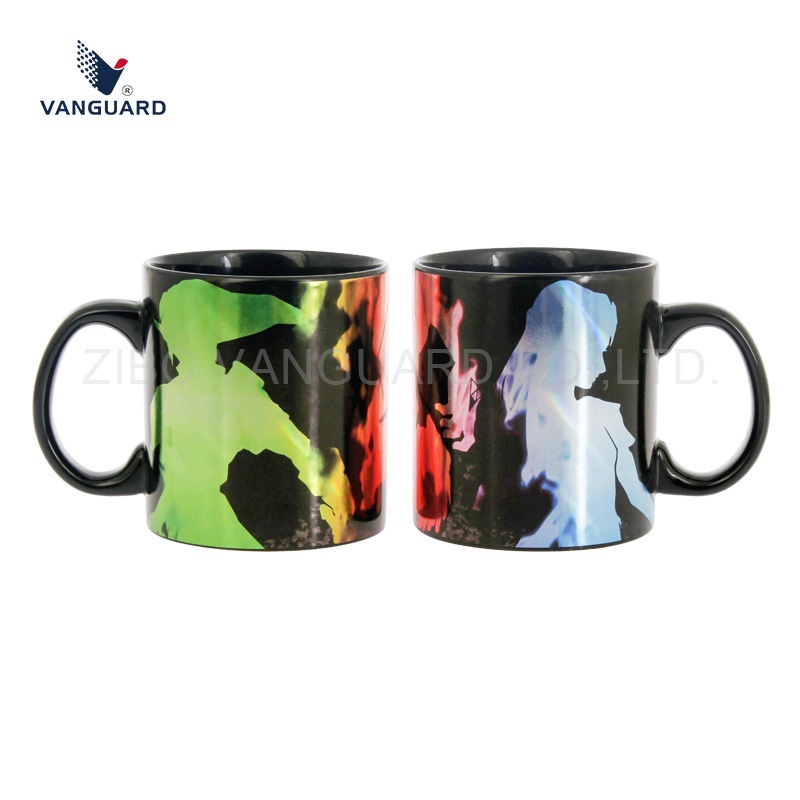 20oz Classic Coffee Mug Decal Printing Electroplating Mug Custom Black Coffee Mug for Promotion – Black Coffee Mug and Electroplating Mug price