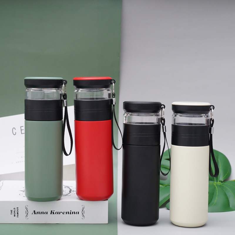 500ml Double Walled Insulated Thermos Wide Mouth Stainless Steel Vacuum Flask Water Bottle with Tea Infuser – Vacuum Flask and Stainless Steel Bottle price