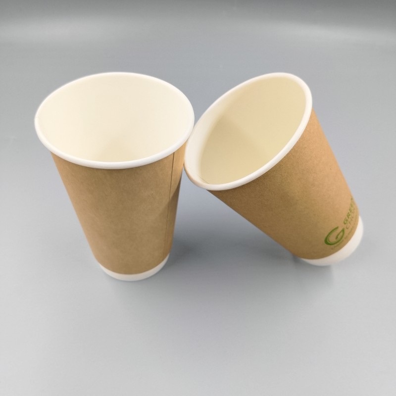 6oz 8oz 12oz 16oz Double-Layer Paper Cup for Hot or Cold Drinks – Paper Cup and 16oz Paper Cup price