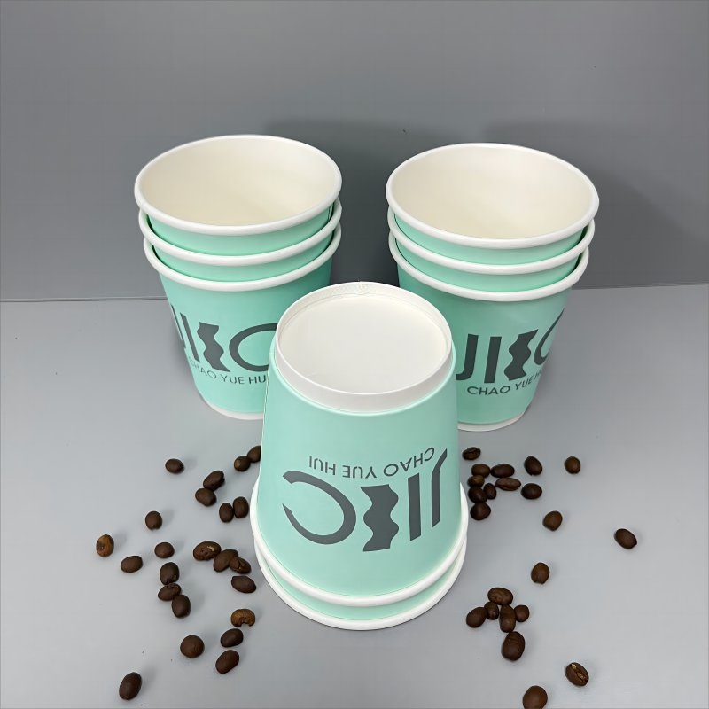 Best Selling Custom Logo Disposable Single Wall Hot Drinking Coffee Paper Cup with Lid – Double Wall Paper Cup and Hot Coffee Paper Cup price