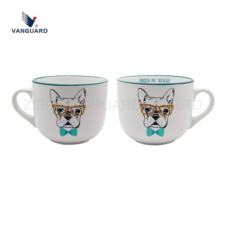 Custom Milk Desserts Cup White Oatmeal Cup Ceramic Porcelain Soup Cup – Porcelain Soup Cup and Oatmeal Cup price