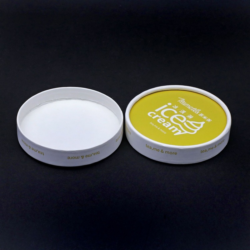 Disposable Eco Friend Ice Cream Container Tubes Paper Packaging Ice Cream Cup Dessert Yogurt – Packaging Boxes and Ice Cream Cup price