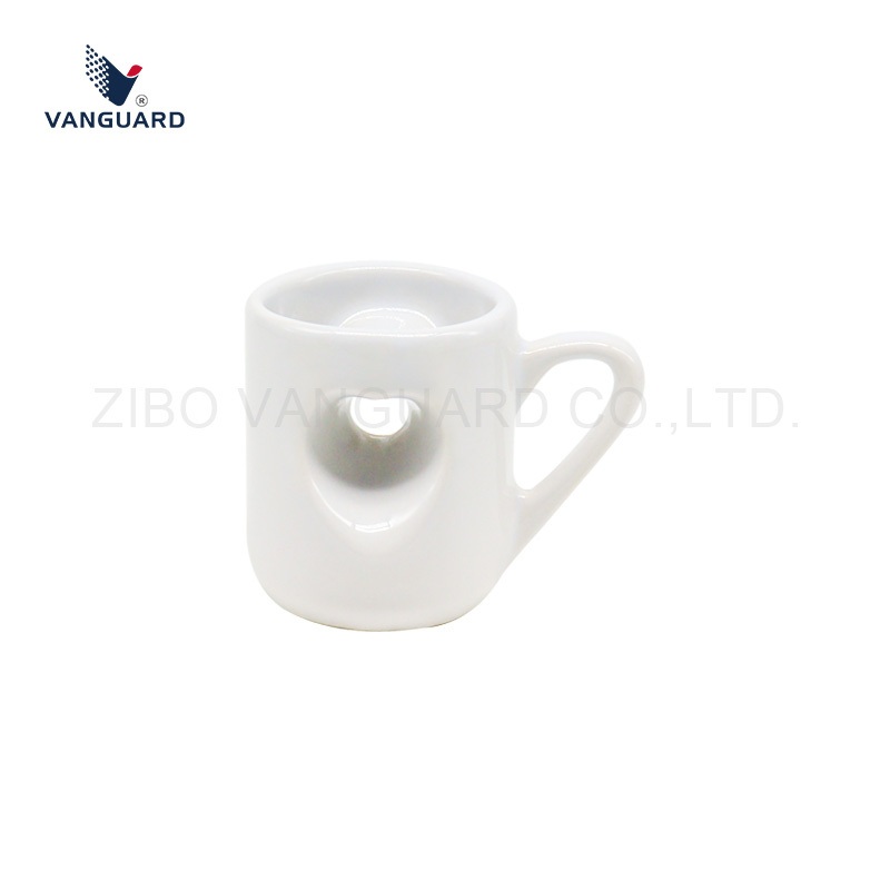 Factory OEM ODM Creative Unique Ceramic Water Mug Porcelain Mug with Hollow Design – Porcelain Mug and Ceramic Water Mug price