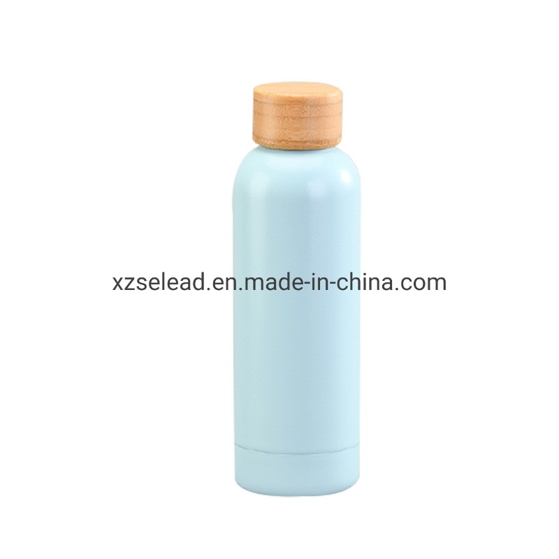 Vacuum Insulated 14oz Free Double Wall Eco Friendly Leak Proof Kids Stainless Steel Water Bottles with Natural Bamboo Lid – Glass Bottle and Vacuum Flask price