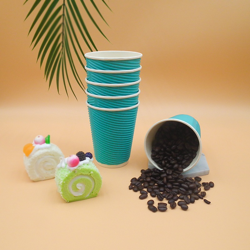 Wm1674 Water-Based Coated 12oz Ripple Wall Cup Disposable Paper Cup Custom Made Disposable Coffee Paper Cups with Lids – Coffee Paper Cup and Disposable Paper Cup price