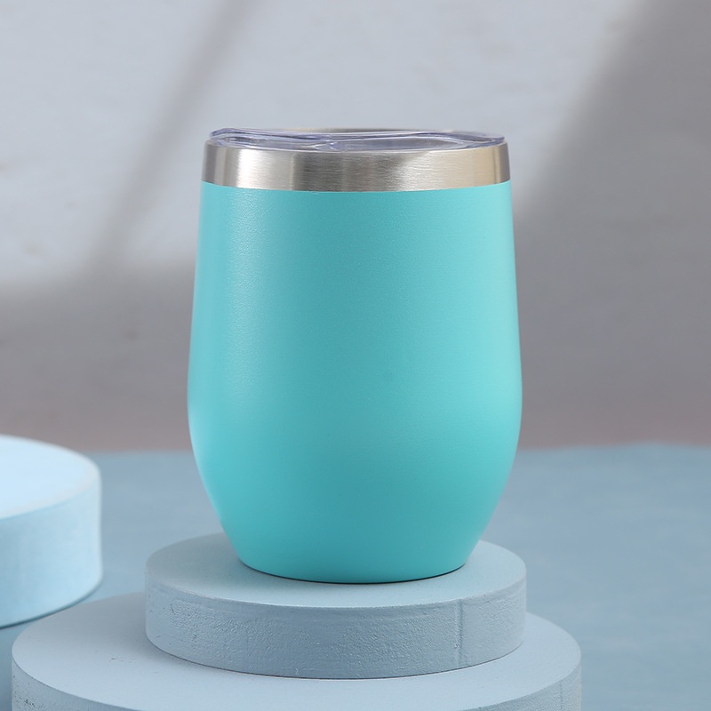12oz Double Wall Insulated Tumbler Cup Egg Shape Stainless Steel Coffee Cup – Egg Cup and Stainless Steel Cup price