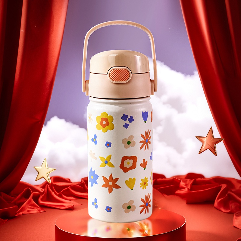 14oz Double Wall Durable Food Grade Leak Proof Stainless Steel Water Bottle with Lid – Water Bottle for Kids and Vacuum Flask price