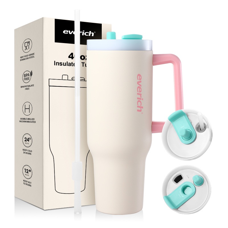2024 New Design 40oz Not Easy to Deform and Wear Stainless Steel Tumbler – Stainless Steel Tumbler and Vacuum Tunbler price