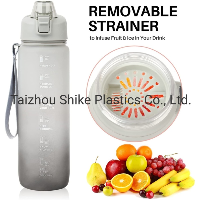 32oz 1L Tritan Pctg BPA Free Gym Gallon Custom Sport Motivational Plastic Water Bottle with Straw Time Marker Custom Logo – Tritan Water Bottle and Water Bottle price