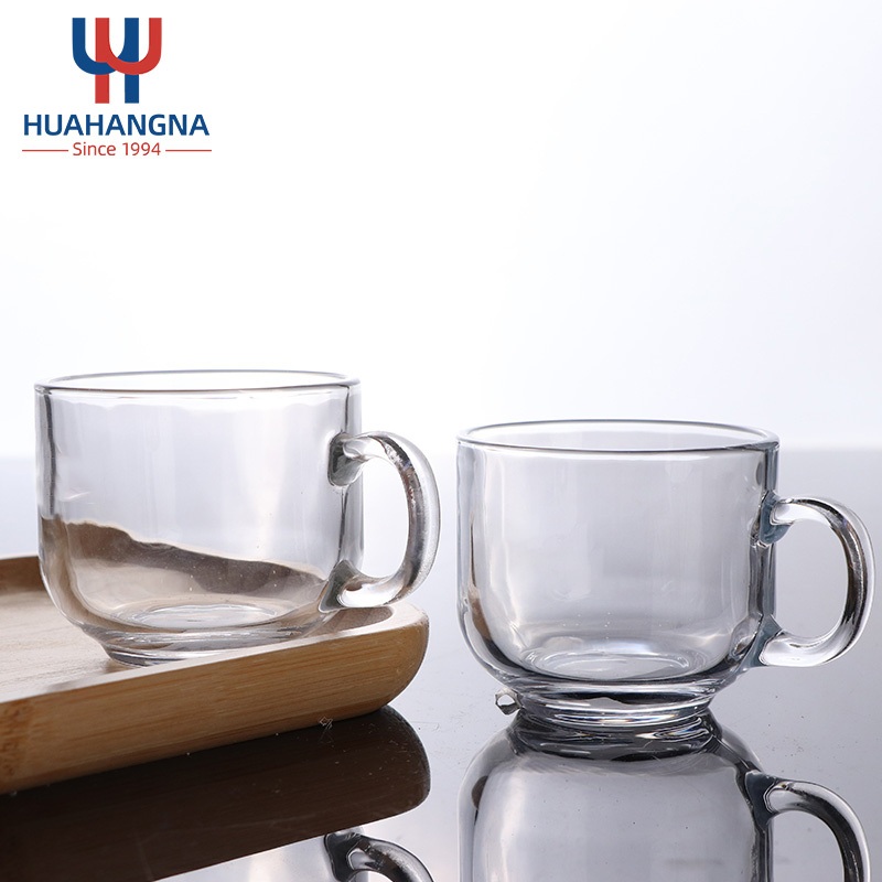 450ml Transparent Coffee Drinking Tea Cup Custom Logo Coffee Mug Coffee Tea Set – Beer Glass and Glassware price
