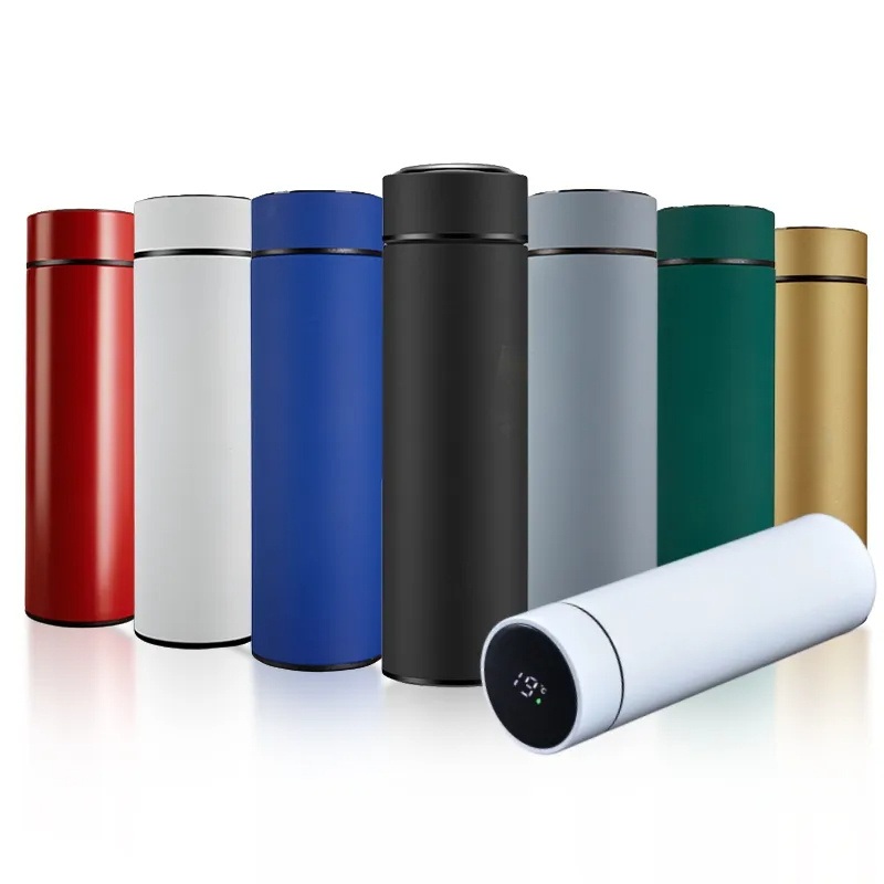500ml Vacuum Insulated Bottle Cup Flask Smart Water Bottle with LED Temperature Display Stainless Steel Smart Water Bottle with Filter Infuser – Smart Tea Infuser Bottle and Intelligence Bottle price
