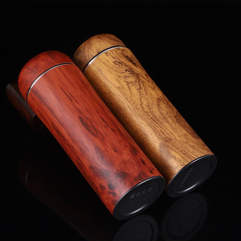 Business Vacuum Wood Grain Purple Sand Thermos Cup – Vucum Thermo and Stainless Steel Household Insulated Water Bottle price