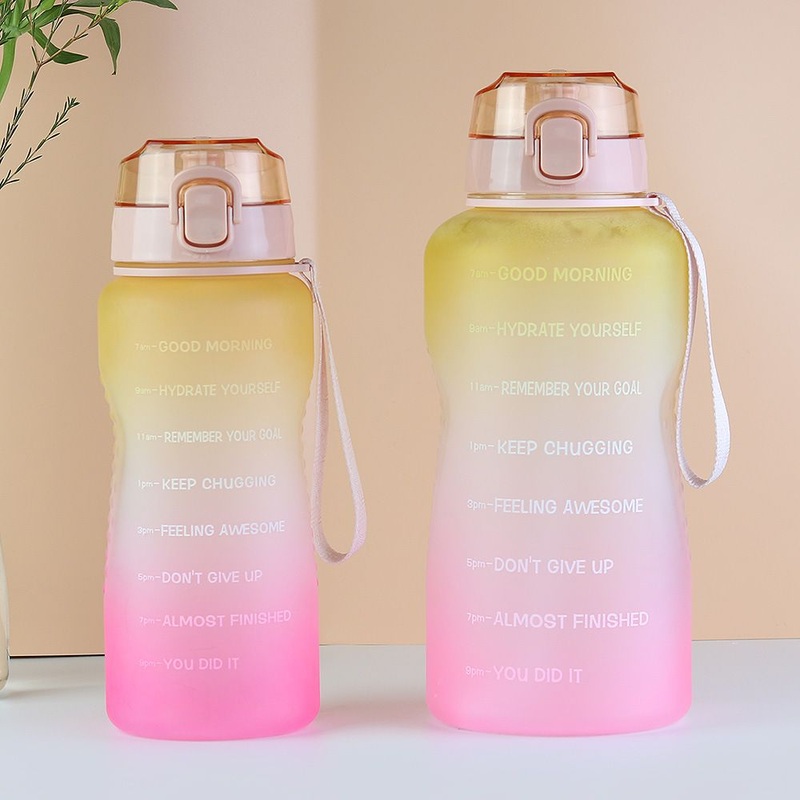 Custom 64oz Clear Plastic Water Cup 2000ml Plastic Sports Water Bottle with Flip Lid and Straw – Sport Water Bottle and Custom 64oz Water Bottle price
