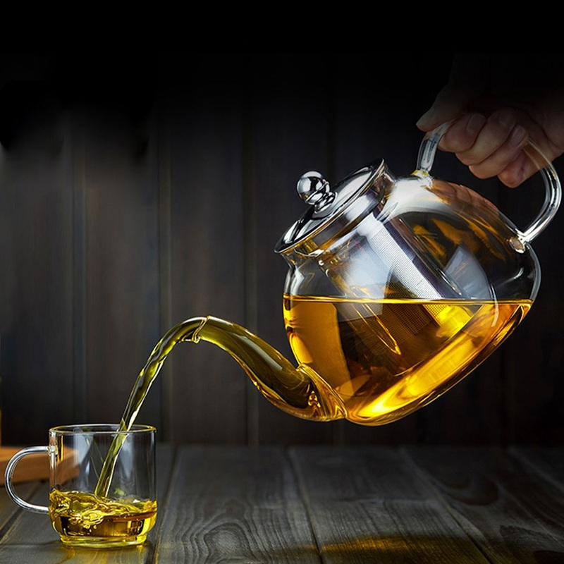 High Quality Eco-Friendly Glass Tea Service Set 1L Capacity Hand Use for Coffee and Drinkware for Hotels – Glass Tea Pot and High Borosilicate Glass price