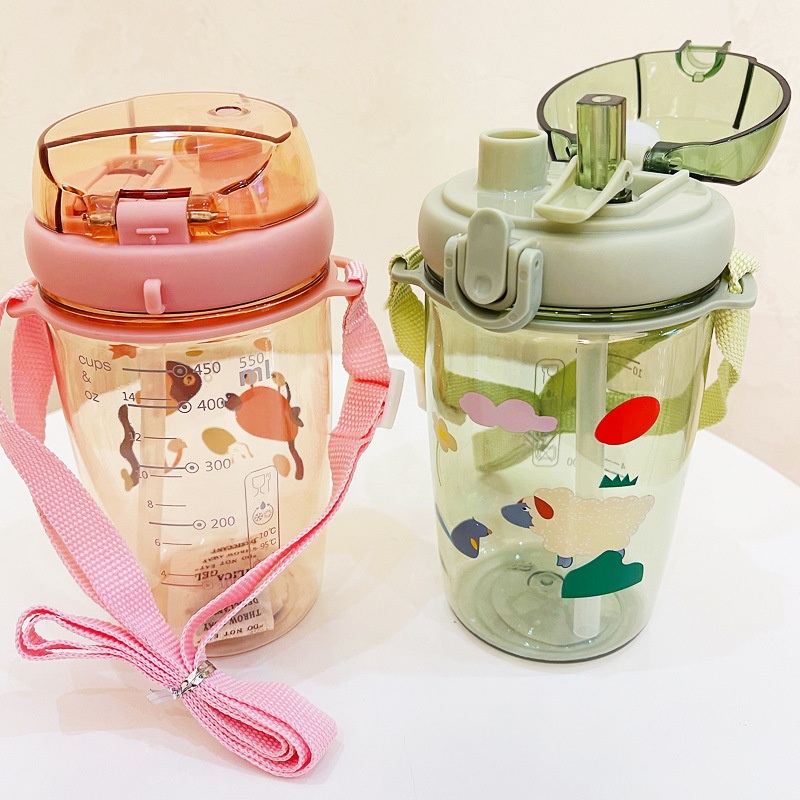 Kids Water Sippy Cup Creative Cartoon Baby Feeding Cups with Straws Leakproof Water Bottles Outdoor Portable Children S Cup – Sport Water Bottle and Drinking Bottle price